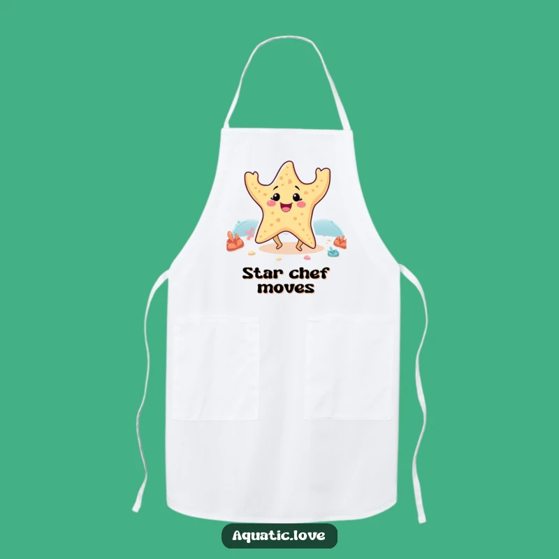 Funny Starfish Dancing Legs Apron: Kitchen Fun, Adorable Funny Gift