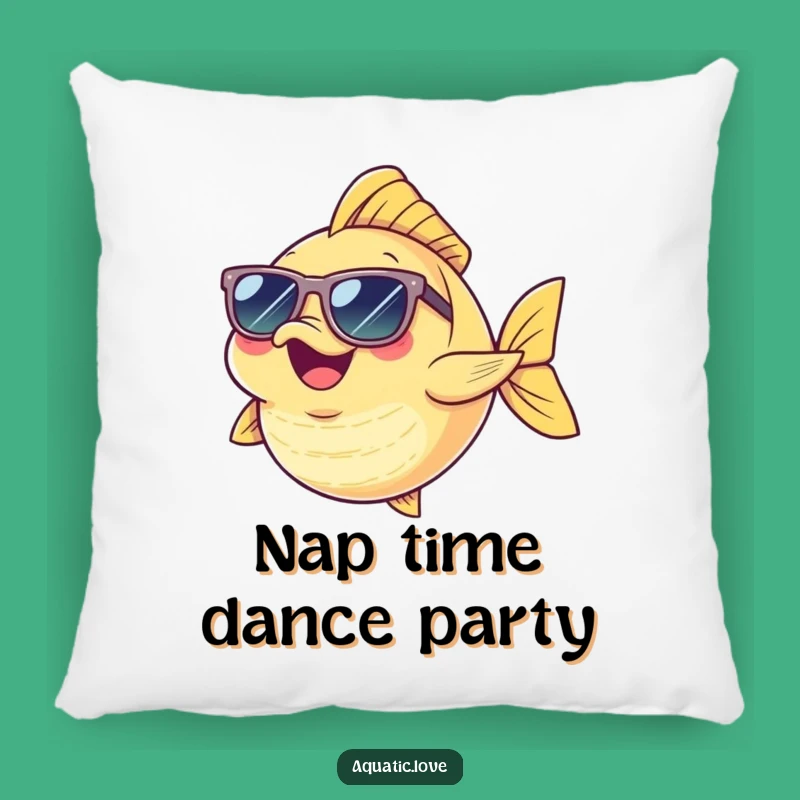 Funny Dancing Fish Pillow: Cozy Cheerful Dancer, Perfect Funny Gift