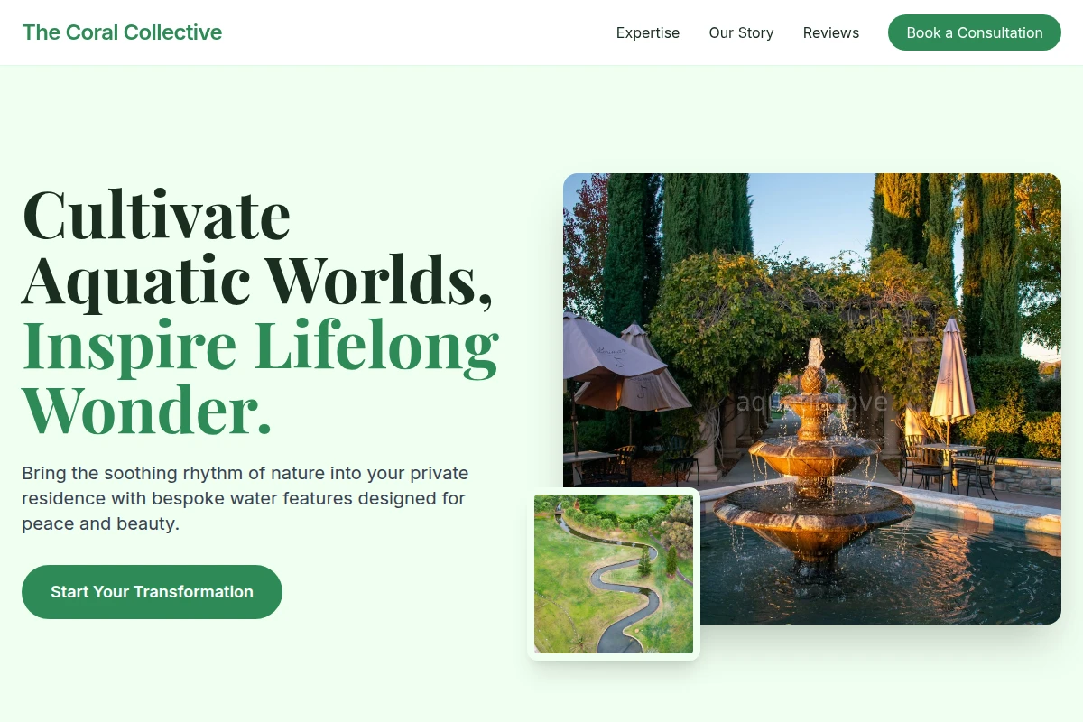 Scaping Water Feature