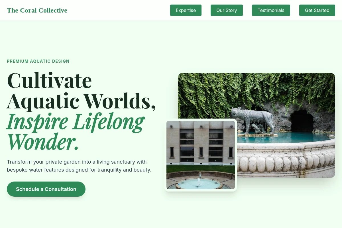 Oceanic Water Feature