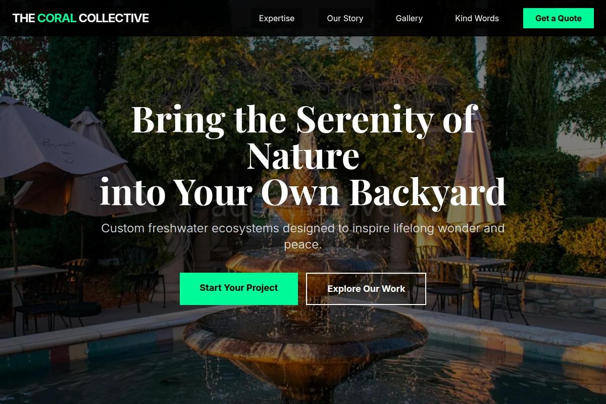 Freshwater Water Feature