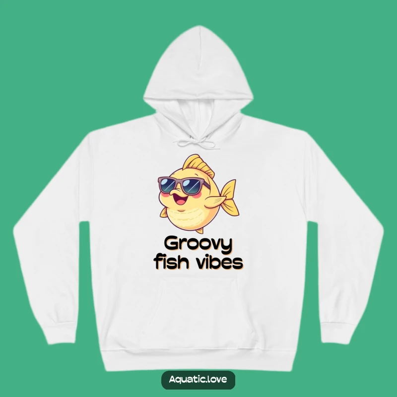 Funny Dancing Fish Hoodie: Cozy Cheerful Character, Perfect Funny Gift
