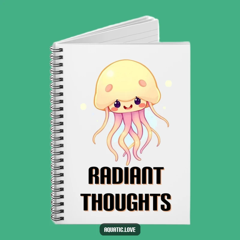 Funny Happy Jellyfish Notebook: Jot Down Bright Ideas, Great Funny Gift